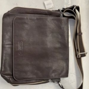 Coach Leather Messenger Bag